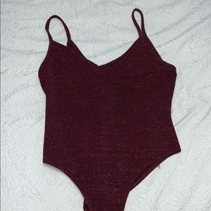 Sparkly Forever 21 bodysuit